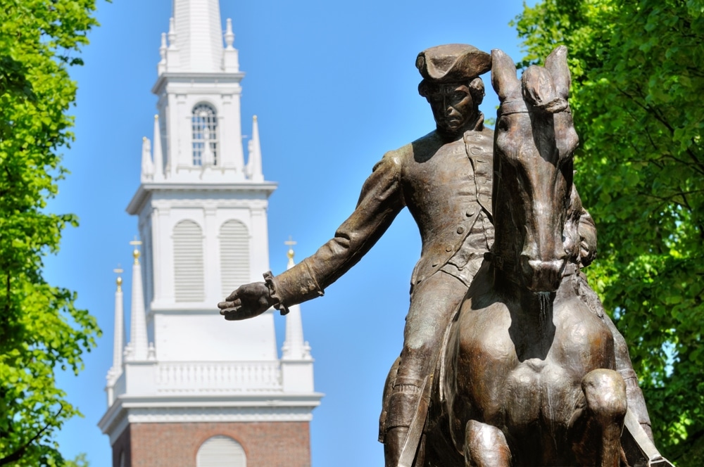 Tourico Vacations on Massachusetts - The Old North Church of Boston Massachusetts